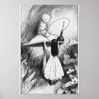 Alicia vintage en el Ilustracion del país de las m