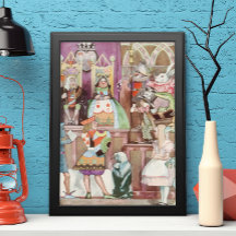 Alicia vintage en el país de las maravillas, reina