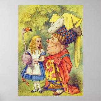 Póster Alicia y el color completo de la Duquesa