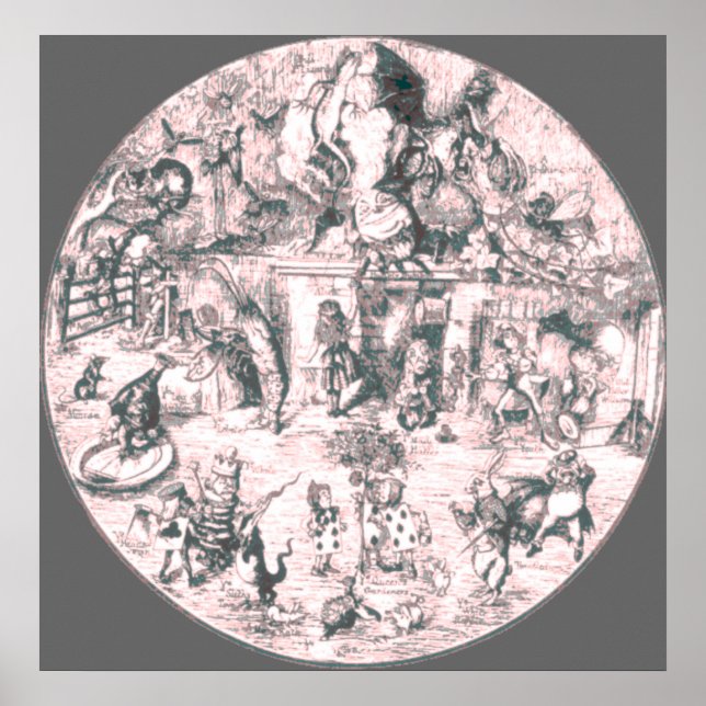 Póster Alicia y el matiz rosado de las pandillas (Frente)