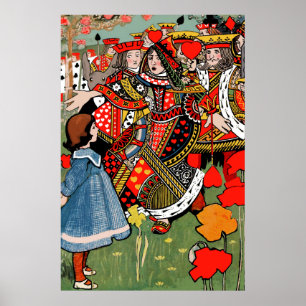 Póster Alicia y la Reina Roja
