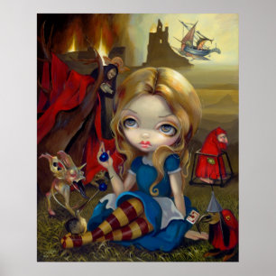 Póster Alicia y los monstruos Bosch ART PRINT Wonderland