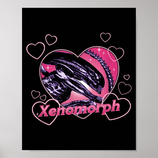 Póster Alien 3 Valentine's Day Loving Xenomorph Heart Rtr (Frente)
