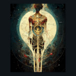 Póster Alien Anatomy 1 Science Fiction Art Poster<br><div class="desc">Fantasías de arte de The Lunarium.</div>