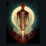 Póster Alien Anatomy 2 Science Fiction Art Poster<br><div class="desc">Fantasías de arte de The Lunarium.</div>