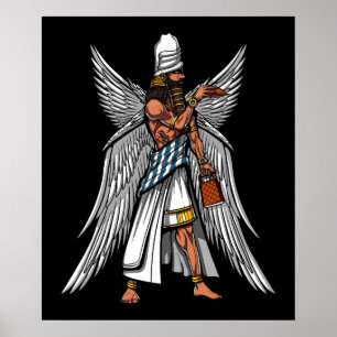 Póster Alien Anunnaki Dios antiguo Rey Sumeriano
