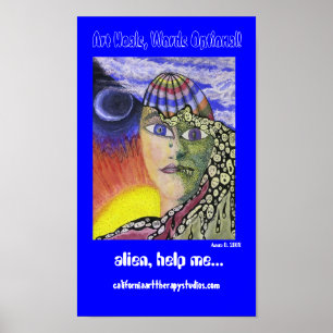 Póster Alien, Ayúdame... poster