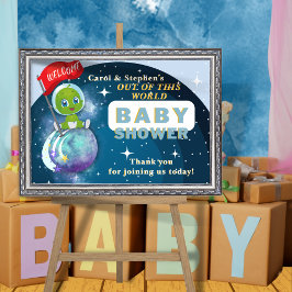 Póster Alien Baby Shower Welcome Poster