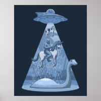 Alien, Bigfoot, Unicorn, Nessie