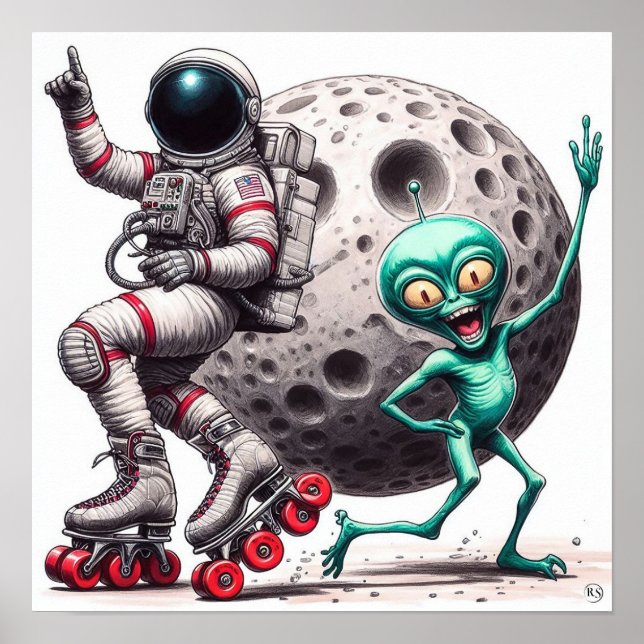 Póster Alien Boogie Space Poster (Frente)