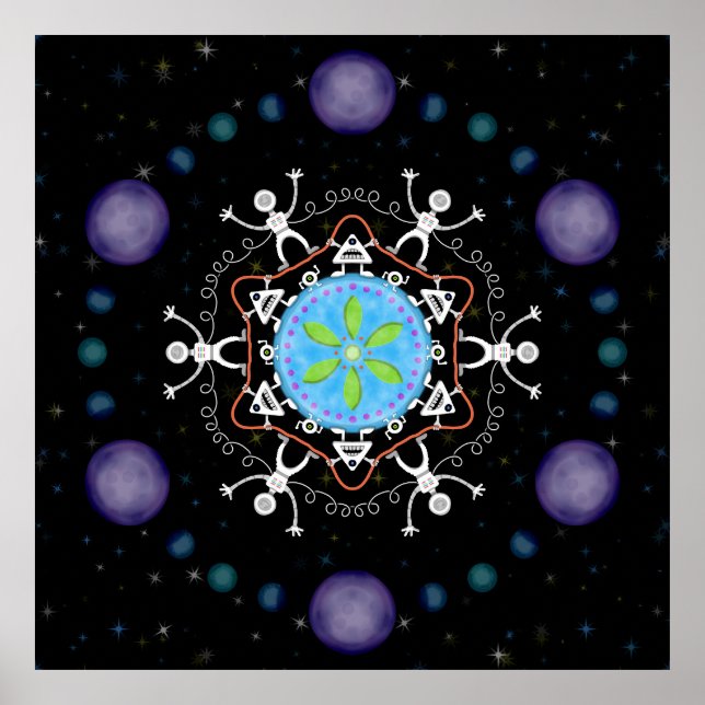 Póster Alien Buddies (Frente)