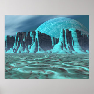 Póster Alien Canyonlands