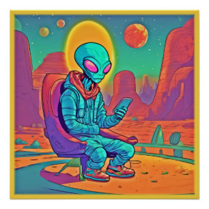 Póster Alien Coolness Unleed