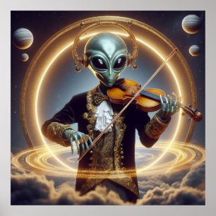 Póster Alien espacial