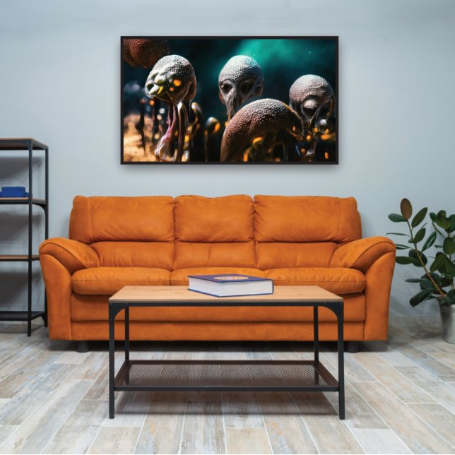 Póster Alien espacial (Subido por el creador)