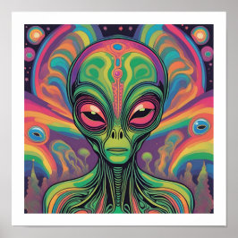 Póster Alien espacial
