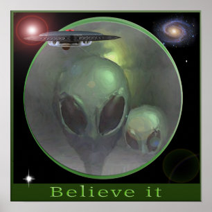 Póster Alien Grays Poster