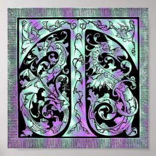 Póster Alien Green, Poster Dragon