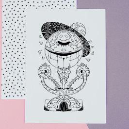 Póster Alien: Increíble color galáctico extraño