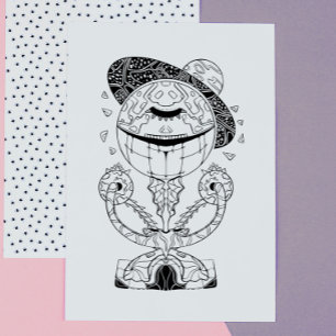 Póster Alien: Increíble color galáctico extraño