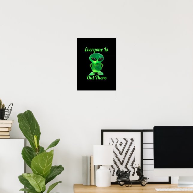 Póster Alien Jewel (Oficina en casa)