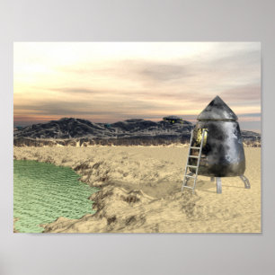 Póster Alien Lander Poster