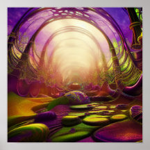 Alien Landscape Lucid Dreaming Tunnel Psychedelic