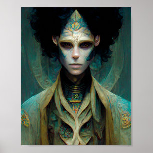 Póster Alien Man Sci-Fi Poster
