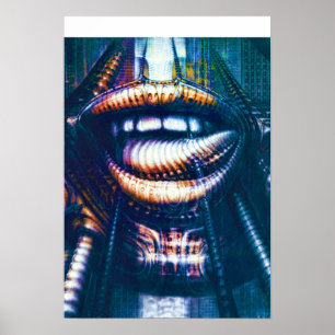 Póster Alien Mouth H R Giger