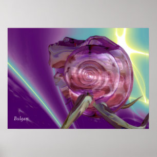 PÓSTER ALIEN NEREIDE /NINFA DEL AGUA,CONCHA DE MAR ROSA C