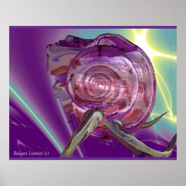 PÓSTER ALIEN NEREIDE,NINFA DEL AGUA ,CONCHA DE MAR ROSA S (Frente)