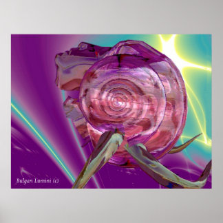 Póster ALIEN NEREIDE, NYMPH OF Water, PINK SEASHELL Sci-F