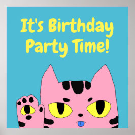 Póster Alien Pocket Cat