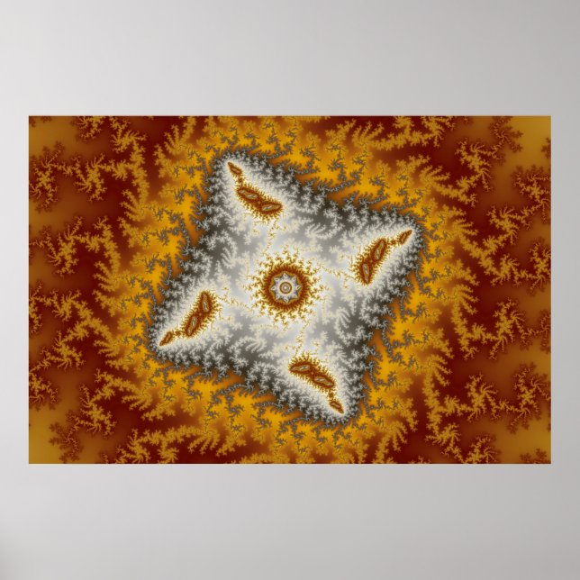 Póster Alien - Poster fractal (Frente)