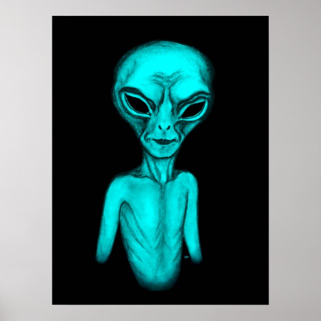 Póster Alien, quiero creer (Frente)
