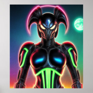 Póster Alien Raven 01