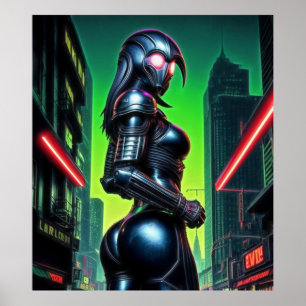 Póster Alien Raven 02