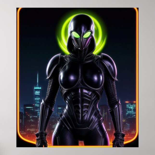 Póster Alien Raven 04 (Frente)