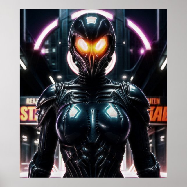 Póster Alien Raven 08 (Frente)