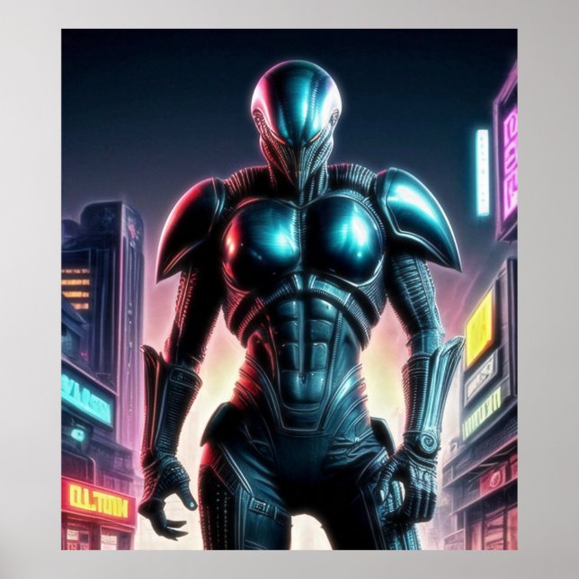 Póster Alien Raven 14 (Frente)