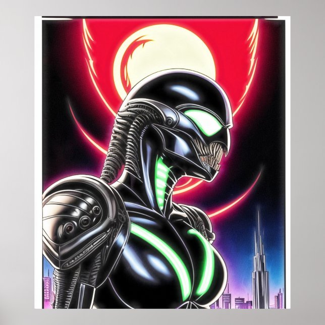 Póster Alien Raven 19 (Frente)