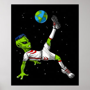 Póster Alien Soccer