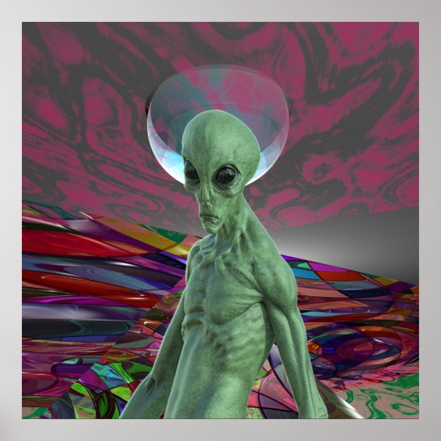 Póster Alien Sunset (Frente)