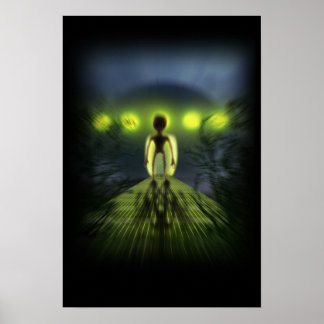Póster Alien Visitor