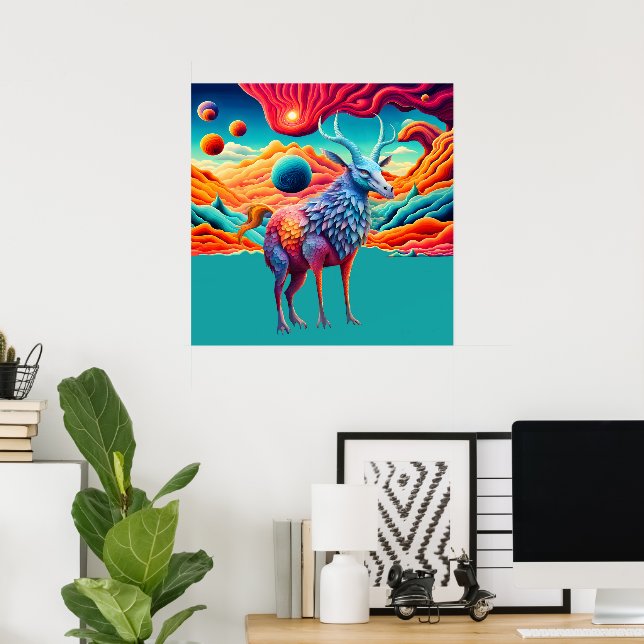 Póster Alien Wildlife (Oficina en casa)