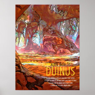 Póster Alien Worlds - Duinus