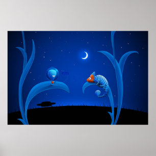 Póster Alien y Chameleon
