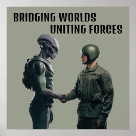 Póster Alien y Soldado