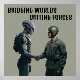 Póster Alien y Soldado