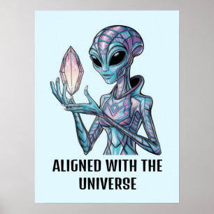 Póster Alienígena Mística